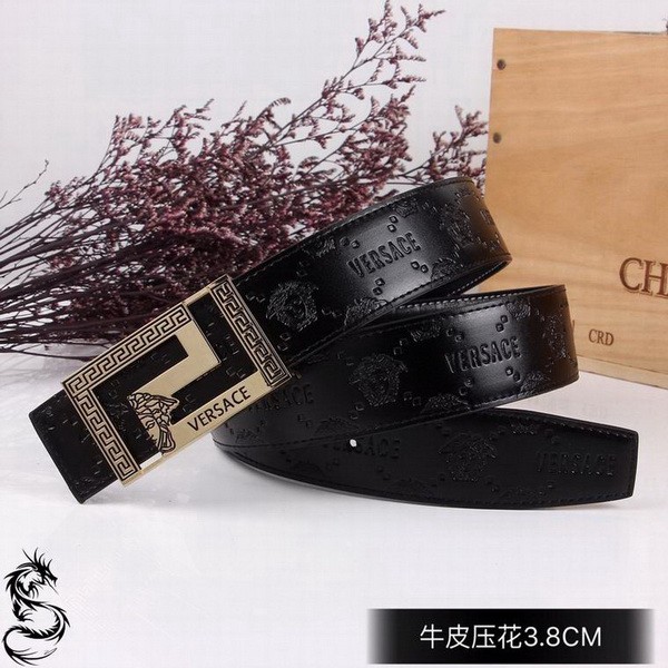 Super Perfect Quality Versace Belts(100% Genuine Leather,Steel Buckle)-1576