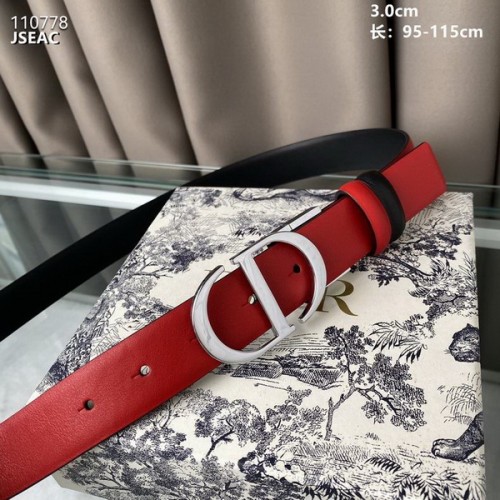 Super Perfect Quality Dior Belts(100% Genuine Leather,steel Buckle)-986