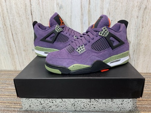 Authentic Air Jordan 4“Canyon Purple”