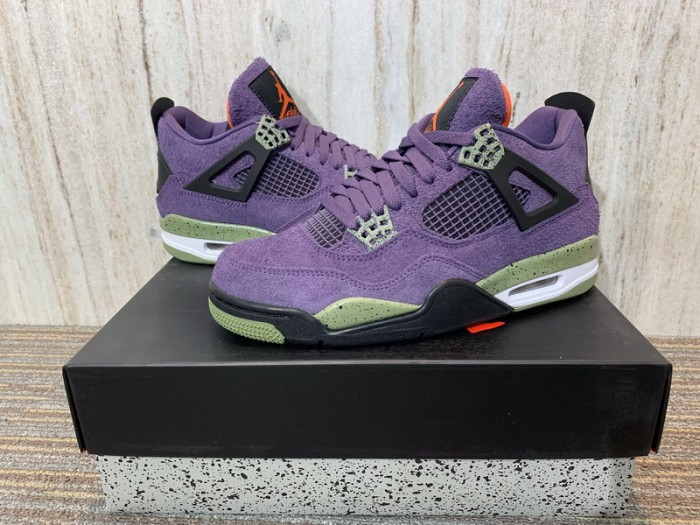 Authentic Air Jordan 4“Canyon Purple”