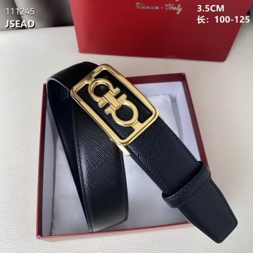 Super Perfect Quality Ferragamo Belts(100% Genuine Leather,steel Buckle)-1697