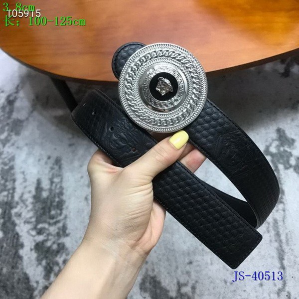 Super Perfect Quality Versace Belts(100% Genuine Leather,Steel Buckle)-1550