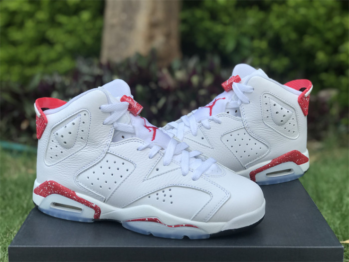 Authentic Air Jordan 6 “Red Oreo” GS