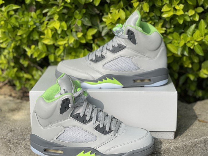 Authentic Air Jordan 5 “Green Bean”