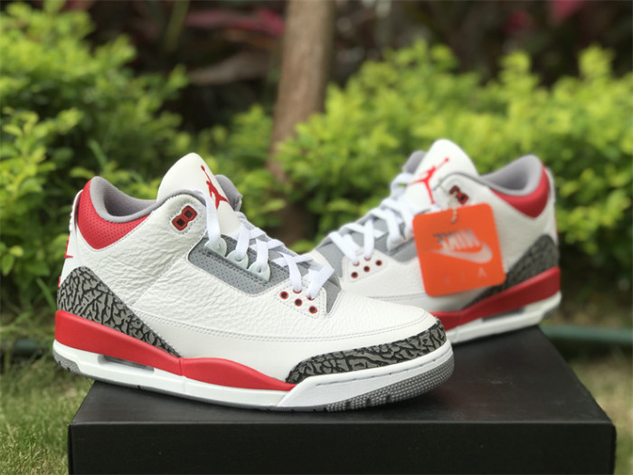 Authentic Air Jordan 3 OG “Fire Red”