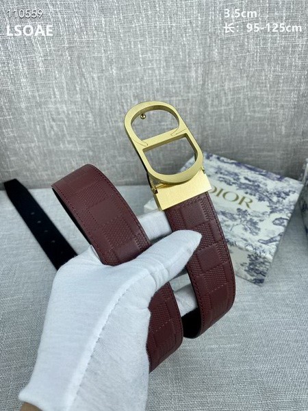 Super Perfect Quality Dior Belts(100% Genuine Leather,steel Buckle)-1095
