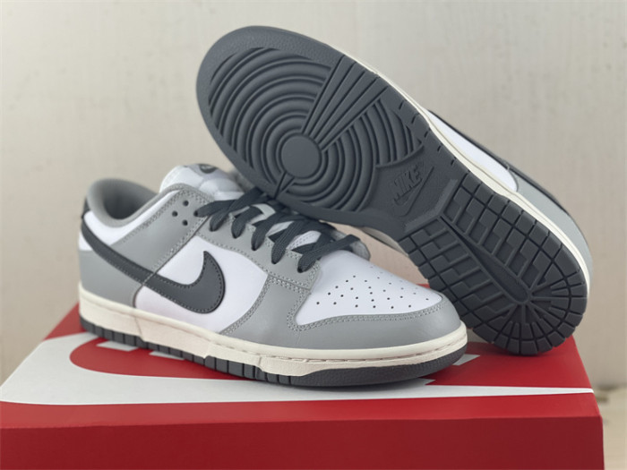 Authentic Nike Dunk Low “Light Smoke Grey”