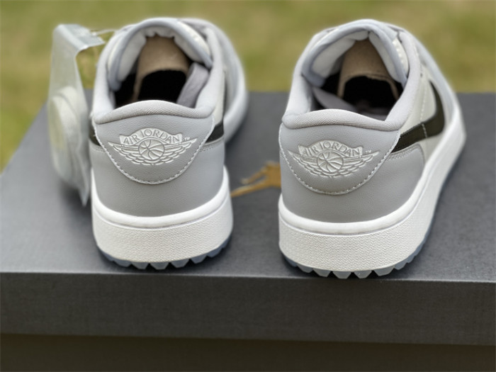 Authentic Air Jordan 1 Low Golf “Wolf Grey”