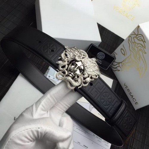 Super Perfect Quality Versace Belts(100% Genuine Leather,Steel Buckle)-1163
