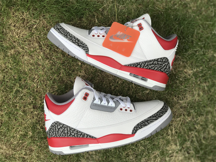 Authentic Air Jordan 3 OG “Fire Red”