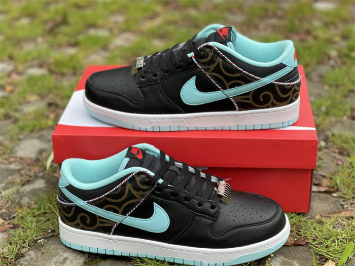 Authentic Nike Dunk Low “Barber Shop”