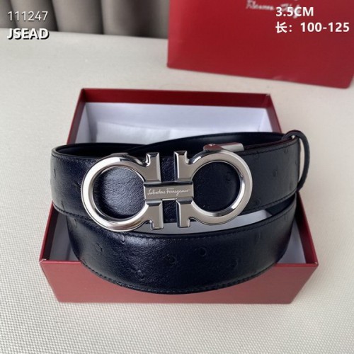 Super Perfect Quality Ferragamo Belts(100% Genuine Leather,steel Buckle)-1699