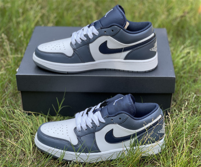 Authentic Air Jordan 1 Low Navy