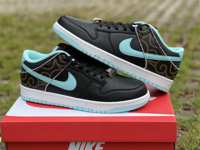 Authentic Nike Dunk Low “Barber Shop”