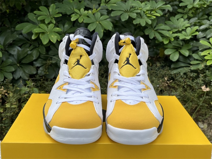 Authentic Air Jordan 6 Yellow Ochre