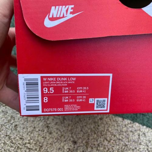 Authentic Nike Dunk Low “Light lron Ore”