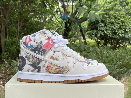 Authentic Supreme x Nike SB Dunk High “Rammellzee”