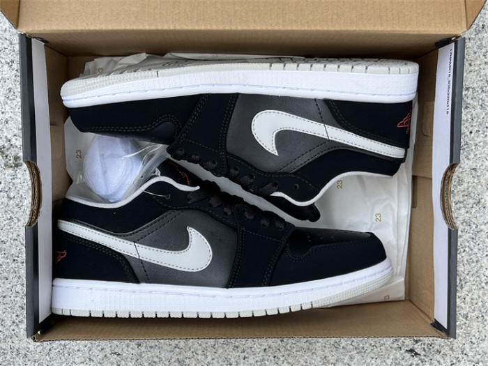 Authentic Air Jordan 1 Low Black