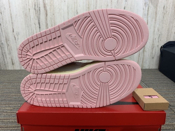 Authentic Air Jordan 1 High OG “Washed Pink” Women Shoes