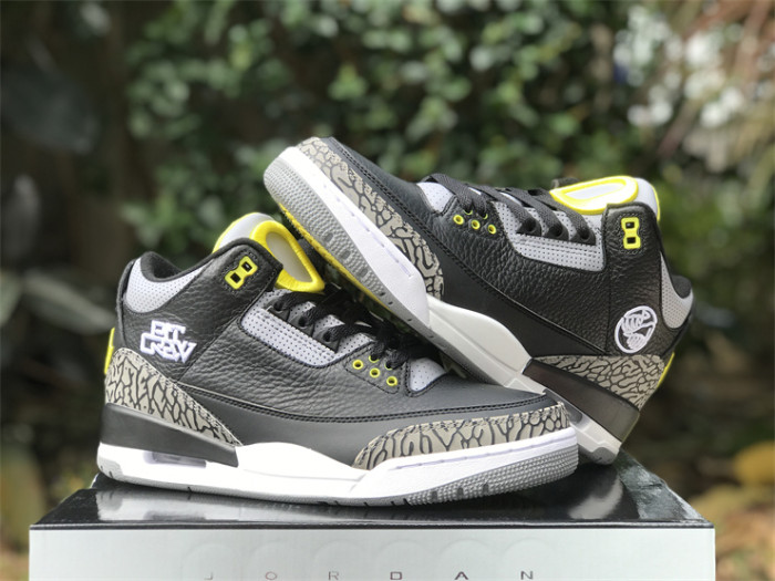 Authentic Air Jordan 3 Oregon Ducks Black (restock)