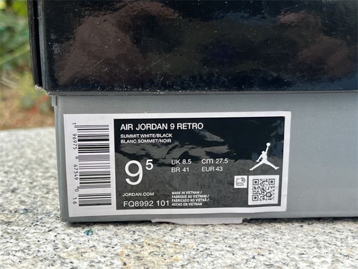 Authentic Air Jordan 9 Powder Blue