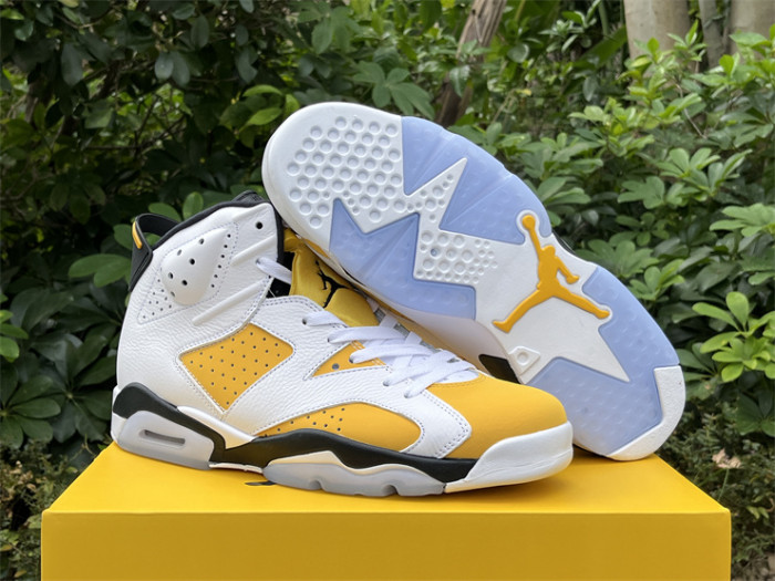 Authentic Air Jordan 6 Yellow Ochre