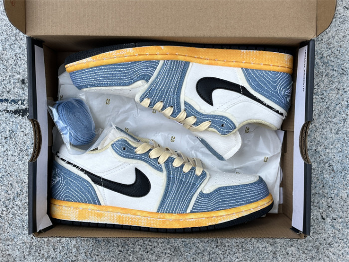 Authentic Air Jordan 1 Low “Sashiko”