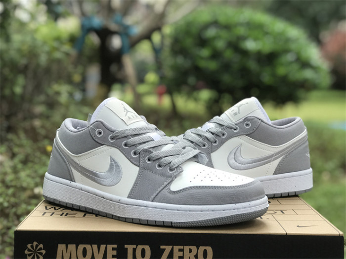 Authentic Air Jordan 1 Low SE “Light Steel Grey” Women Shoes