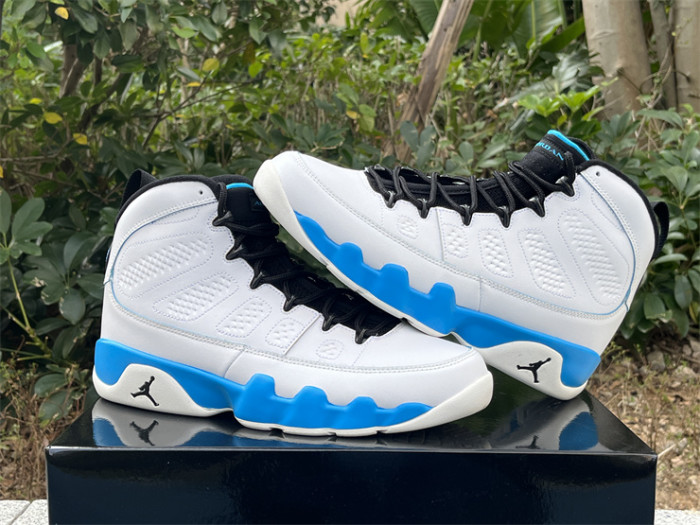 Authentic Air Jordan 9 Powder Blue