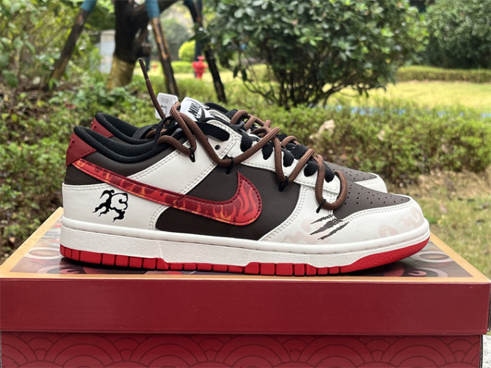 Nike Dunk Low Dragon Year Custom made