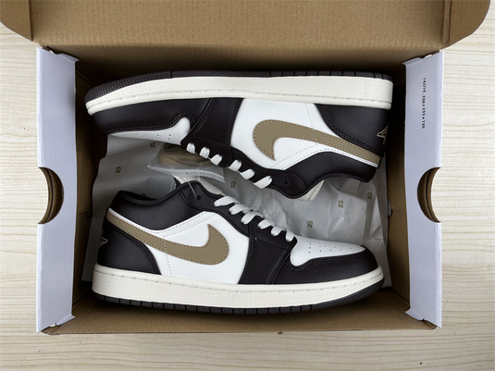Authentic Air Jordan 1 Low “Shadow Brown”