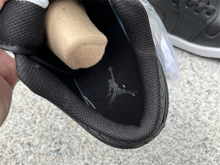 Authentic Air Jordan 1 Low “Black Elephant”