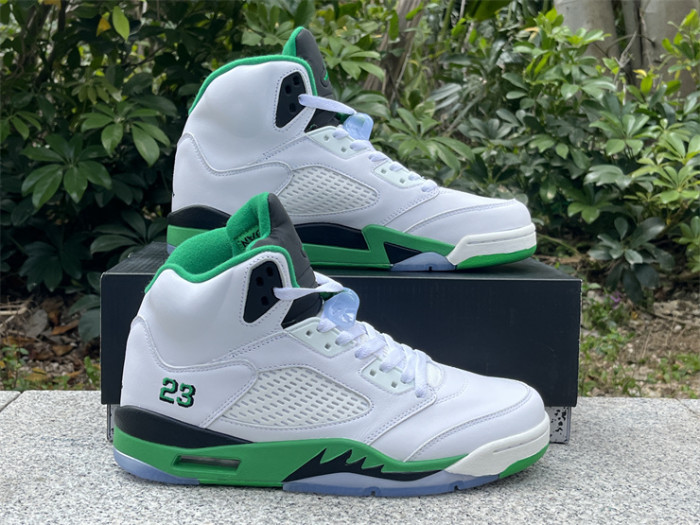 Authentic Air Jordan 5 Lucky Green