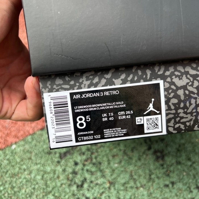 Authentic Air Jordan 3 “Palomino”