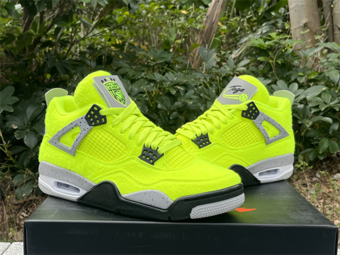 Authentic Air Jordan 4 Tour Yellow