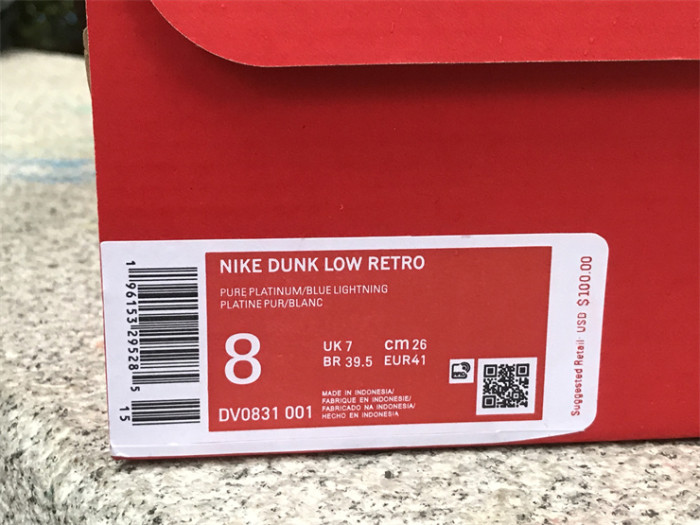 Authentic Nike Dunk Low “Light Blue”