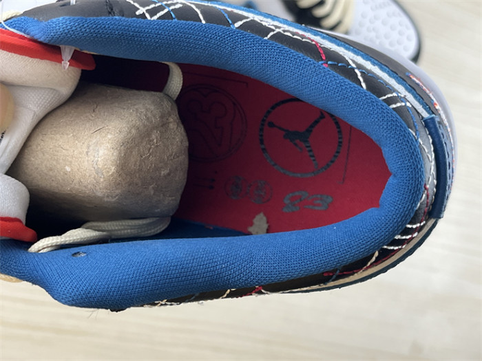 Authentic Air Jordan 1 Low SE White Industrial Blue