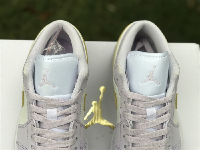 Authentic Air Jordan 1 Low Barely Grape Women Shoes