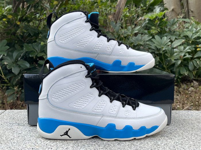 Authentic Air Jordan 9 Powder Blue