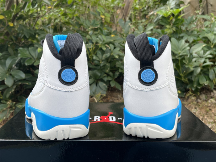Authentic Air Jordan 9 Powder Blue