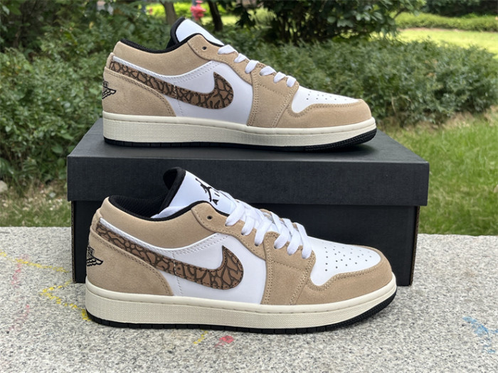Authentic Air Jordan 1 Low SE “Brown Elephant”
