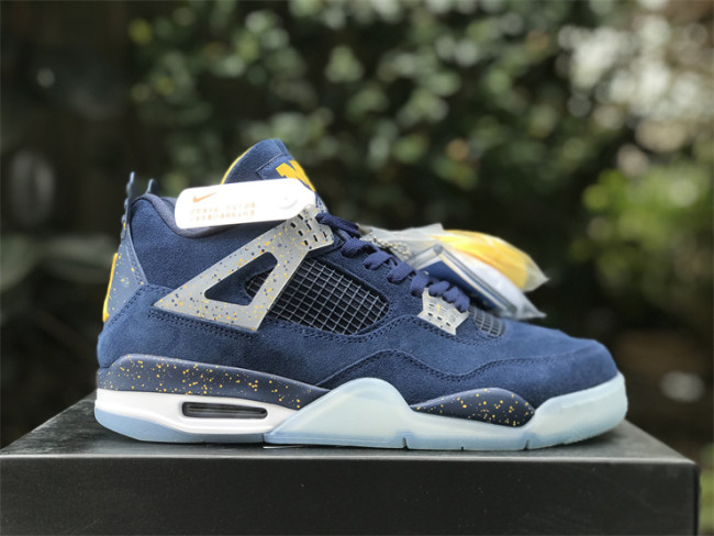 Authentic Air Jordan 4 PE Michigan