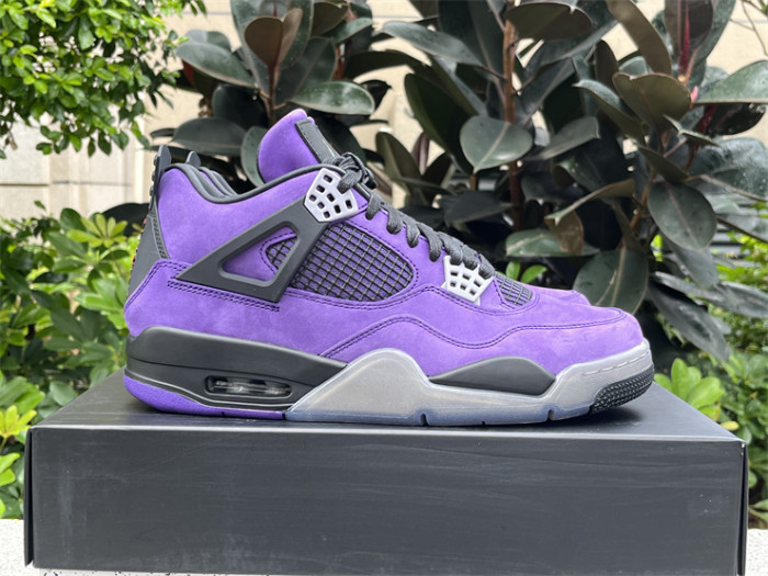 Authentic Travis Scott x Air Jordan 4 Purple(restock)