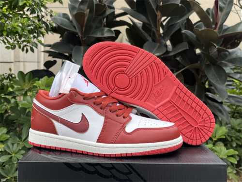 Authentic Air Jordan I Retro Low “Dune Red” GS