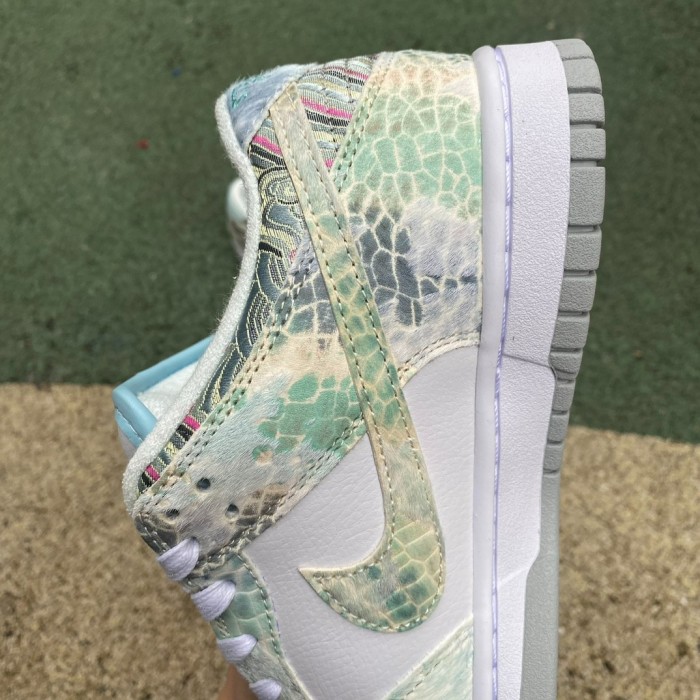 Authentic Nike Dunk Low CNY White Green