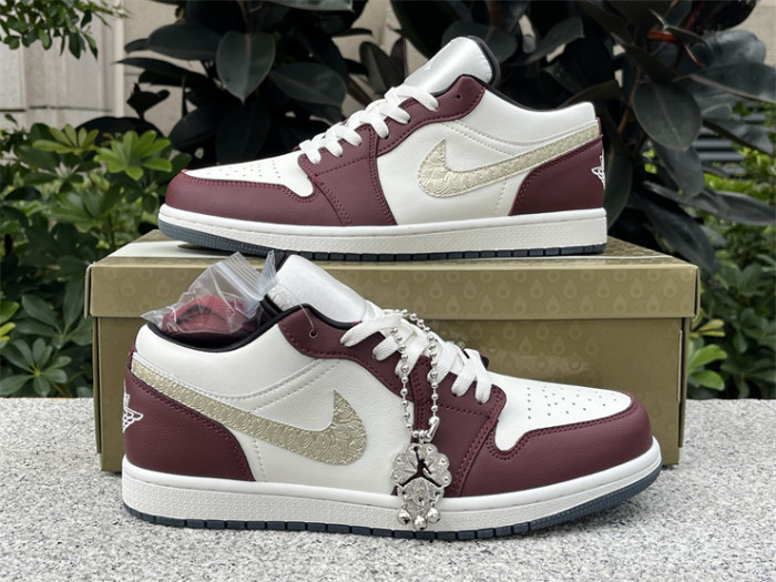 Authentic Air Jordan 1 Low Year of the Dragon Women