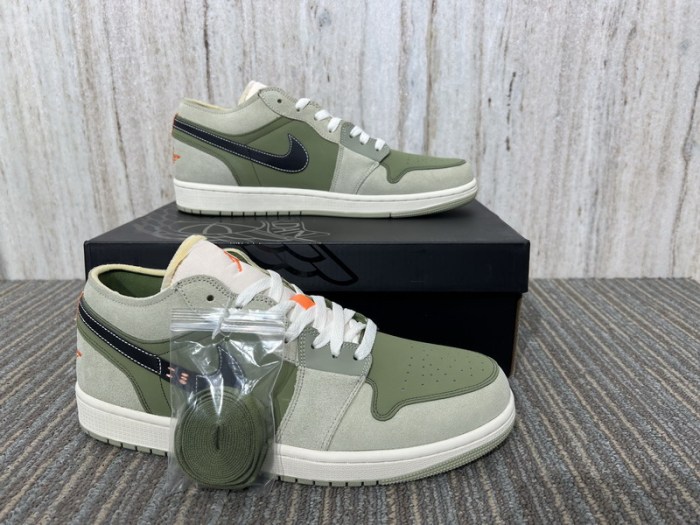 Authentic Air Jordan 1 Low Craft SE “Light Olive”