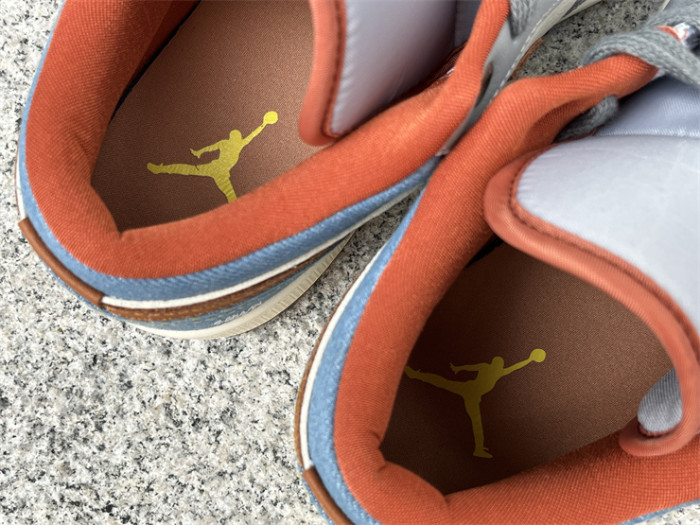 Authentic Air Jordan 1 Low “Phantom Denim”