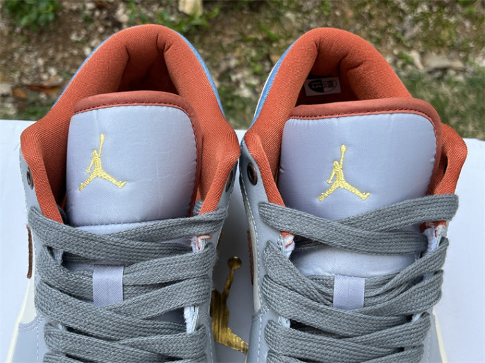 Authentic Air Jordan 1 Low “Phantom Denim”