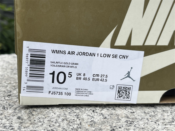 Authentic Air Jordan 1 Low Year of the Dragon Women